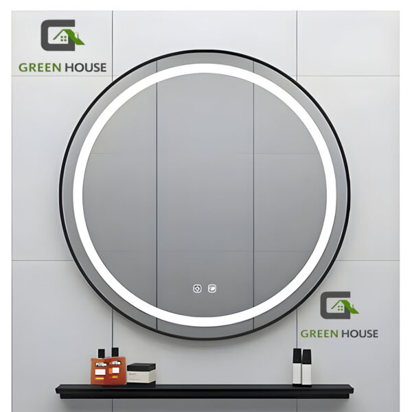 ESPEJO CIRCULAR CATALLAN NEGRO ANTIEMPAÑADO 3 TIEMPOS 60 CM