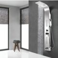 Columna De Ducha Satinado Hidromasaje Acero Inoxidable