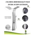 Columna De Ducha Satinado Hidromasaje Acero Inoxidable