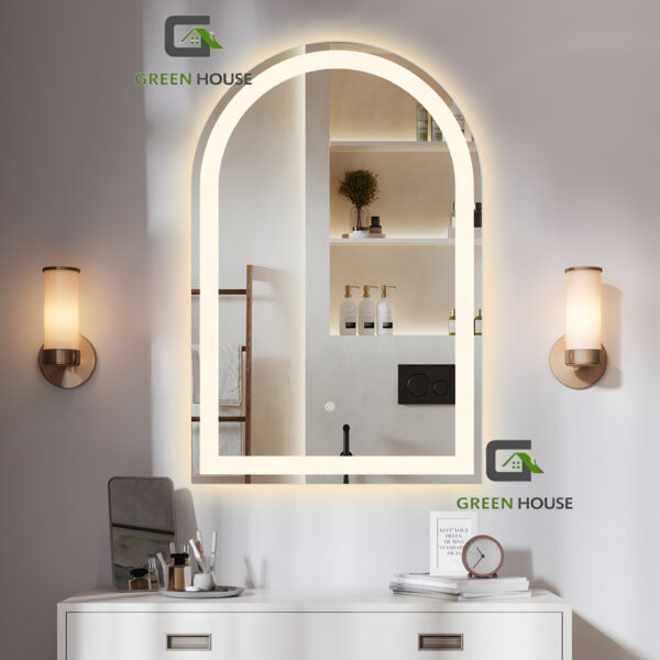 ESPEJO ARCO LED MOD. TATY 3 TIEMPOS TOUCH 60x80 CM