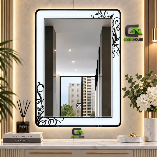 Espejo Mod: IBIZA Led 3 Tiempos Touch Retangular De 60x80cm