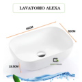 Combo Lavatorio  Alexa Con Mezcladora Cromada