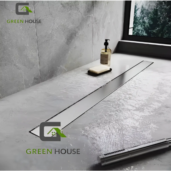 Sumidero Reversible Acero Sus 304 De 8x60cm Satinado