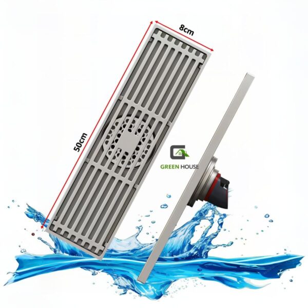 Captura de pantalla 2026-02-28 004541 Sumidero De Acero Sus 304 Rectangular 8x50cm Satinado