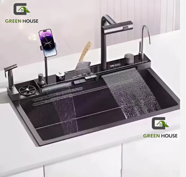 Lavadero Inteligente Multifuncional Con Porta Celular y Luces