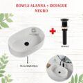 Elegante Bowls Alanna + Desague Negro