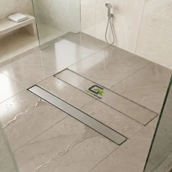 Sumidero Reversible Acero Inoxidable De 8x60cm Satinado