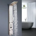 Columna De Ducha Hidromasaje Satinado Acero Inoxidable 4 Hidrojeth