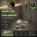 Sumidero Reversible Triangular Acero Sus 304 De 20x20x28cm Satinado