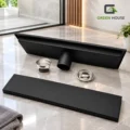 Sumidero Reversible Acero Inoxidable De 8x60cm Negro