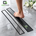 Sumidero Reversible Acero Inoxidable 8x80cm Negro mate