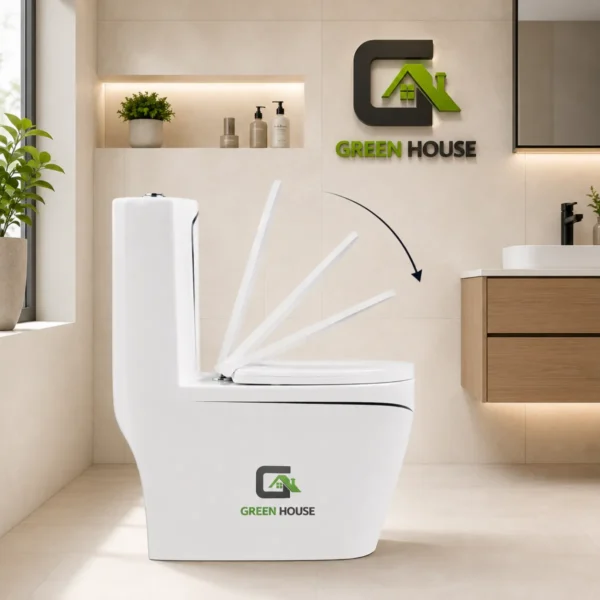 Inodoro De Lujo One Piece Odisea + Ducha Bidet Negro