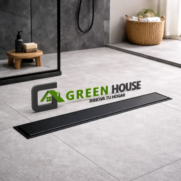 Sumidero Reversible Acero Inoxidable De 8x100cm Negro