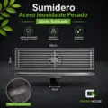 Sumidero Acero Inoxidable  Pesado 8x40cm Satinado