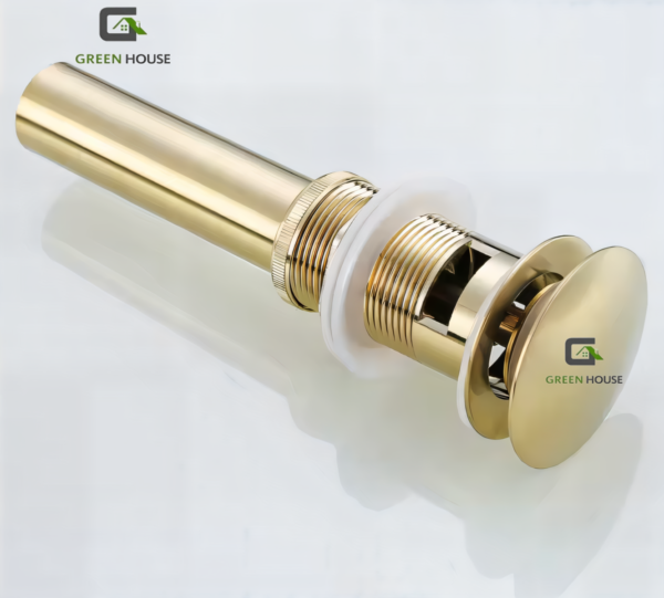 Grifería Dorado Brillante 30cm Caída Cascada Agua Fría