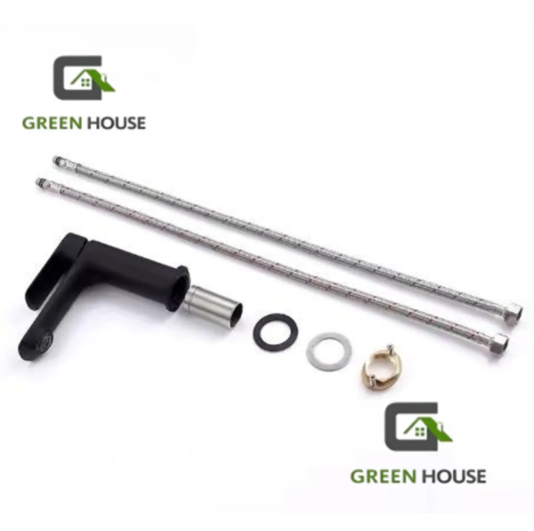 Combo Lavatorio Loza Blanco + Mezcladora Pico Largo + Desagüe