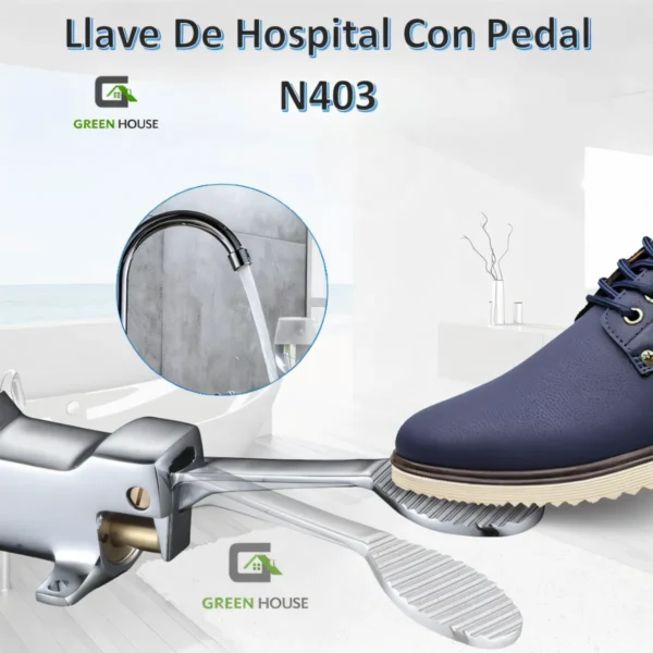 Llave De Hospital - Clinica Con Pedal N403