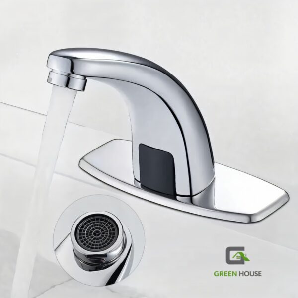 Llave Clinica Electronica Agua Fria Con Sensor Bronce Cromado