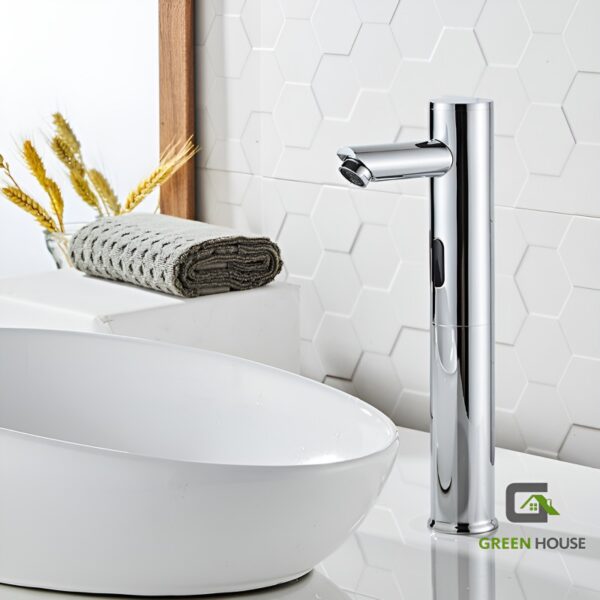 Llave Electronica Agua Fria Con Sensor Cromado Cal004