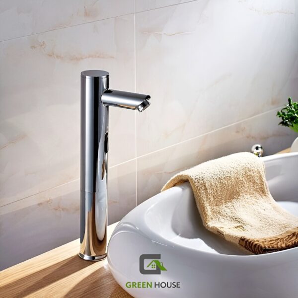 Llave Electronica Agua Fria Con Sensor Cromado Cal004