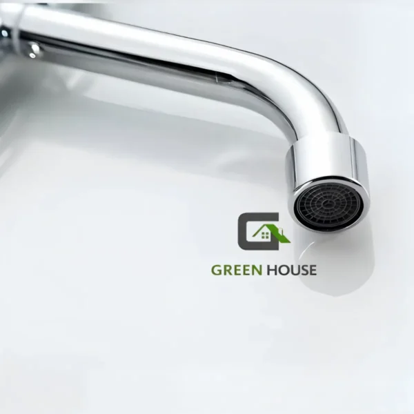 Grifera  Giratoria 360°  Agua Fría 30cm + Desagüe