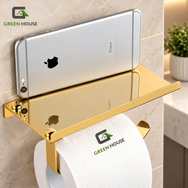 Grifería Dorado Brillante 30cm Caída Cascada Agua Fría