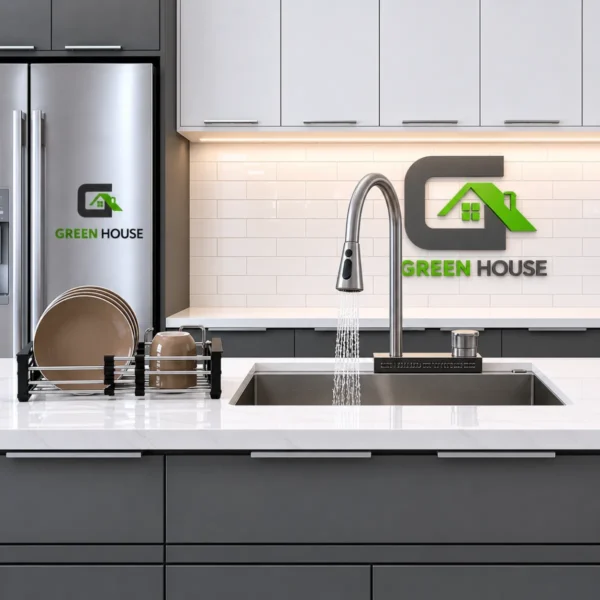 Combo Lavadero De Cocina Modelo Pozón 81x48x22cm Acero + Mezcladora