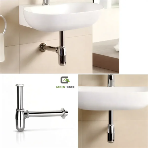 Combo Lavatorio Lusso + Mezcladora Cascada Pico Fino 20cm- Vos43