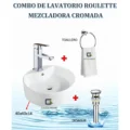 sqimg_1772690815297 Combo De Lavatorio Roulette + Mezcladora Cromada