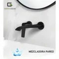Mezcladora Pared Negro Monocomando Mp12