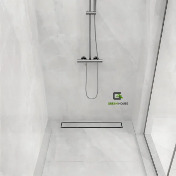 Sumidero De Acero Sus 304 Rectangular 10x70cm Negro