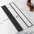 Sumidero De Acero Sus 304 Rectangular 10x70cm Negro