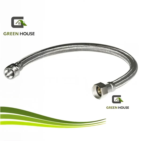 Grifera Acero Inoxidable 20cm Negro Agua Fría