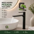 Mezcladora Monocomando Pesada 30cm Pico Largo