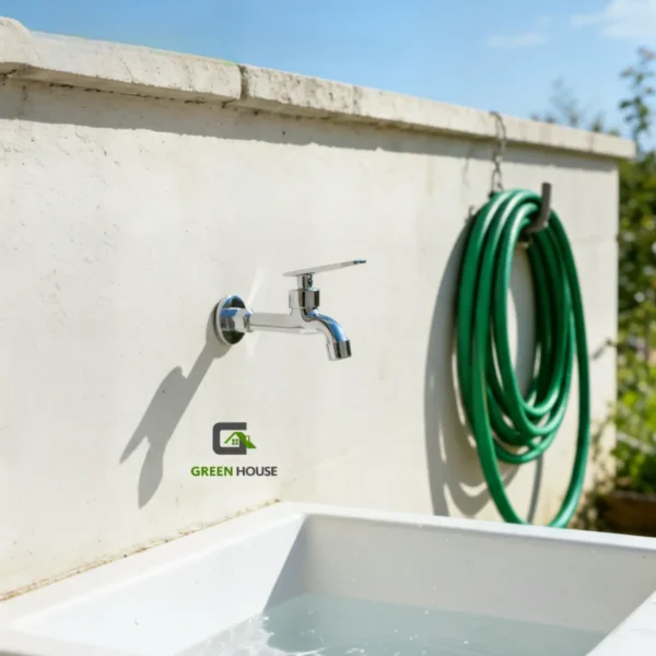 Caño Cromado Para Jardin o Lavanderia