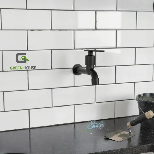 wed a Griferia - Caño Jardin Negro Abs + Acero