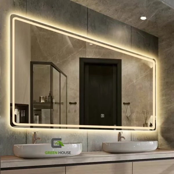 Espejo Mod: Grecia  Led 3 Tiempos Touch 100x70cm