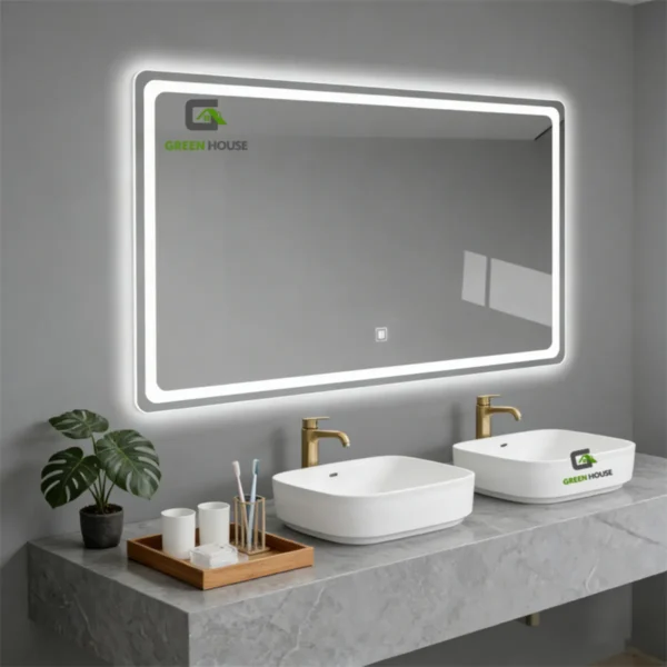 Espejo Mod: Grecia  Led 3 Tiempos Touch 100x70cm