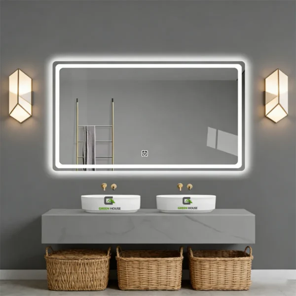 Espejo Mod: Grecia  Led 3 Tiempos Touch 100x70cm