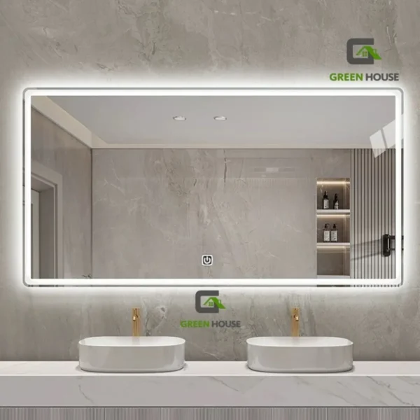 Espejo Mod: Grecia  Led 3 Tiempos Touch 100x70cm