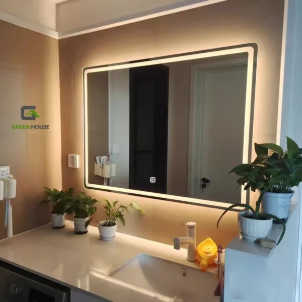 Espejo Mod: Grecia  Led 3 Tiempos Touch 100x70cm