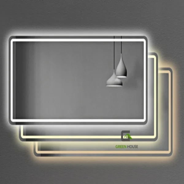 Espejo Mod: Grecia  Led 3 Tiempos Touch 100x70cm