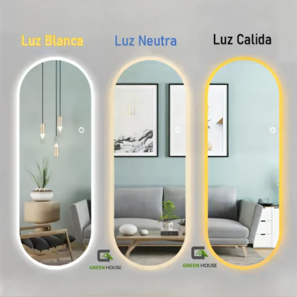 Espejo Mod: Prestige Led 3 Tiempos Touch 160x60cm