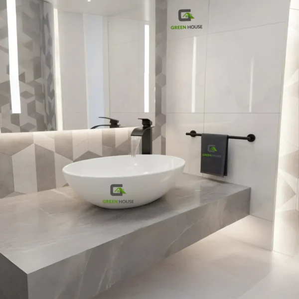 Combo Lavatorio Melody + Mezcladora Cascada Pico Fino - Vos41