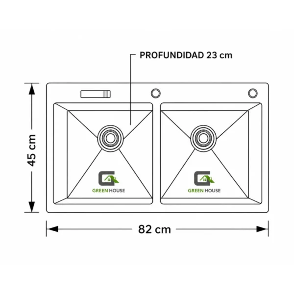 Combo Lavadero 82x45x23cm Panal Antirayaduras + Extraible