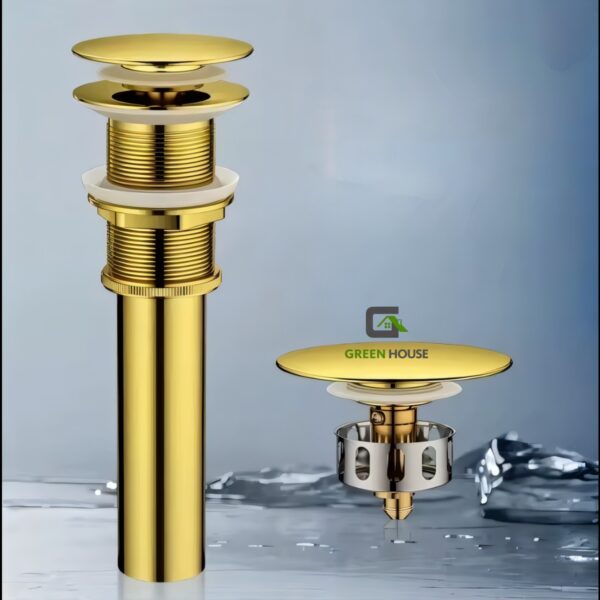 Combo Romance Dorado + Mezcladora Cascada Pico Fino 30cm Vos46