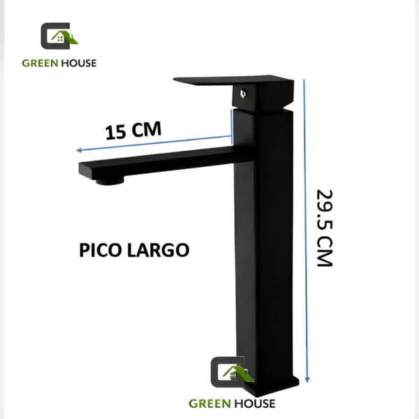 Combo G1 Lavatorio Alana Blanco + Mezcladora Monomando Negro