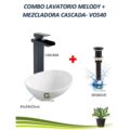 Combo Lavatorio Melody + Mezcladora Cascada Vos40