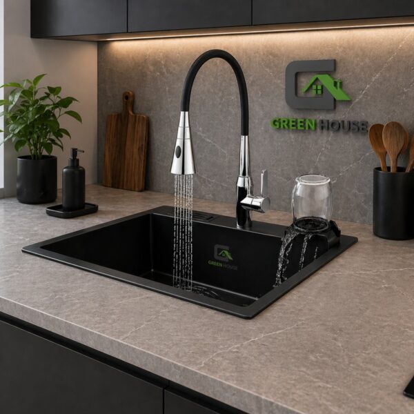 Combo Lavadero 60x45 Panal Antirayaduras + Mezcladora Flexible