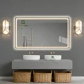 Espejo Mod: Grecia  Led 3 Tiempos Touch 100x70cm
